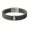 Italian Suede Bracelet – Charcoal Grey | Truvington